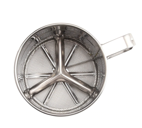 Cernidor Tamizador de Harina Acero Inoxidable 10 x 9,3 cm – Repostería P