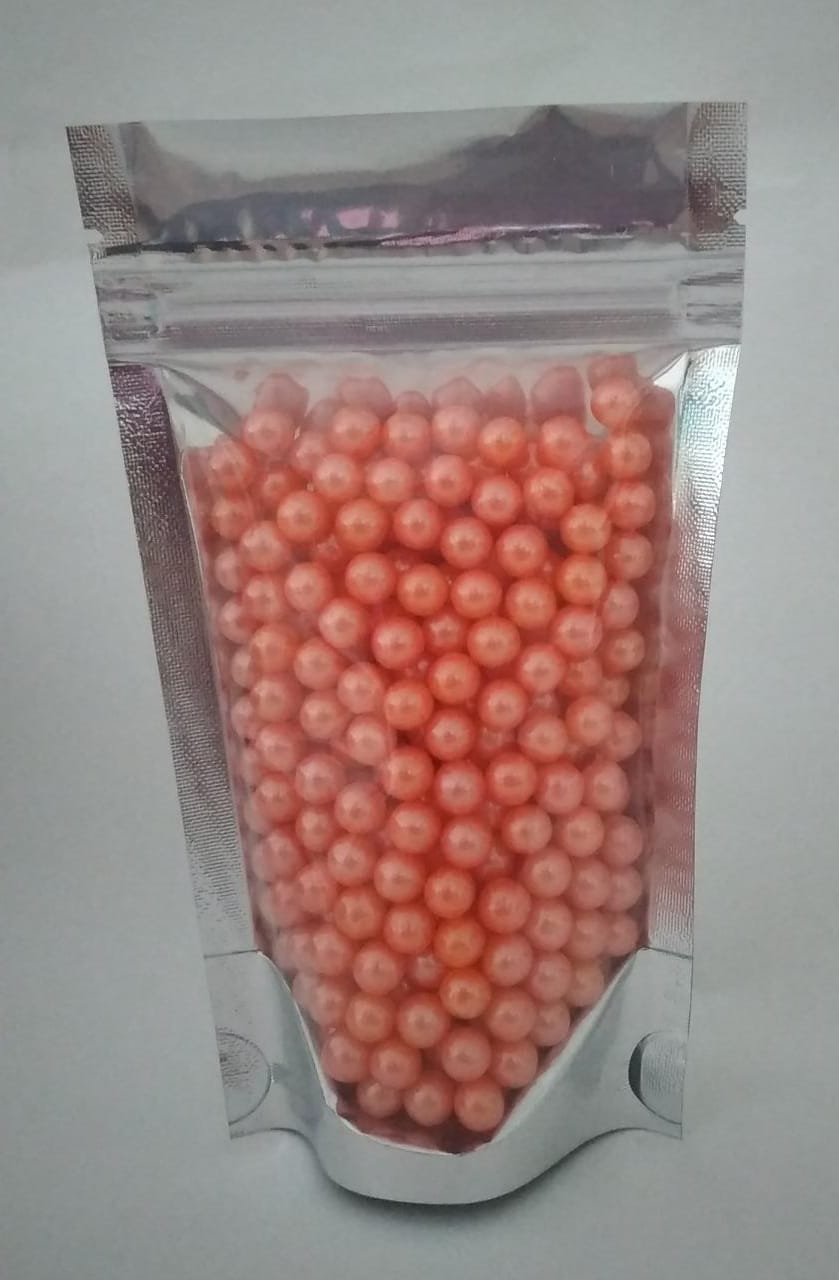 Sprinkles Perla Naranja 100 gr 8mm