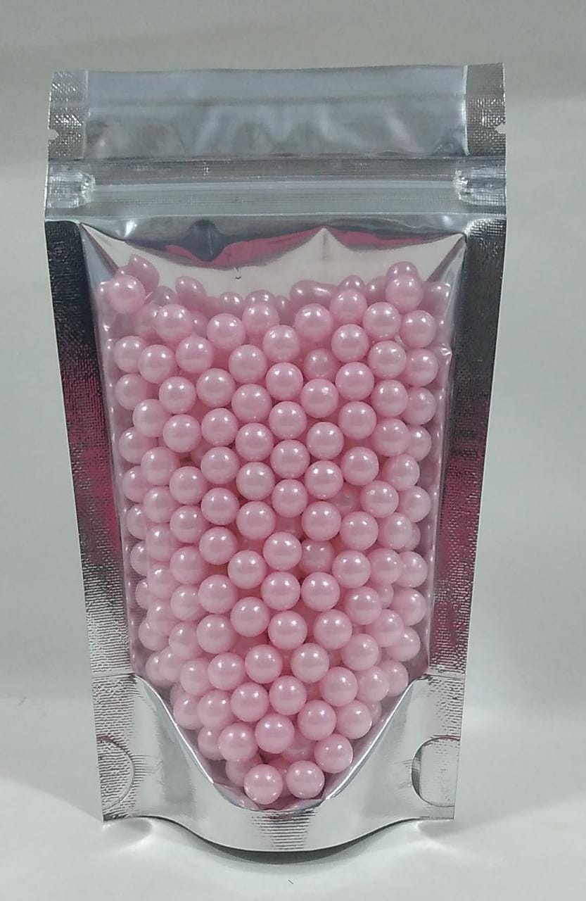 Sprinkles perla rosada 100 gr.