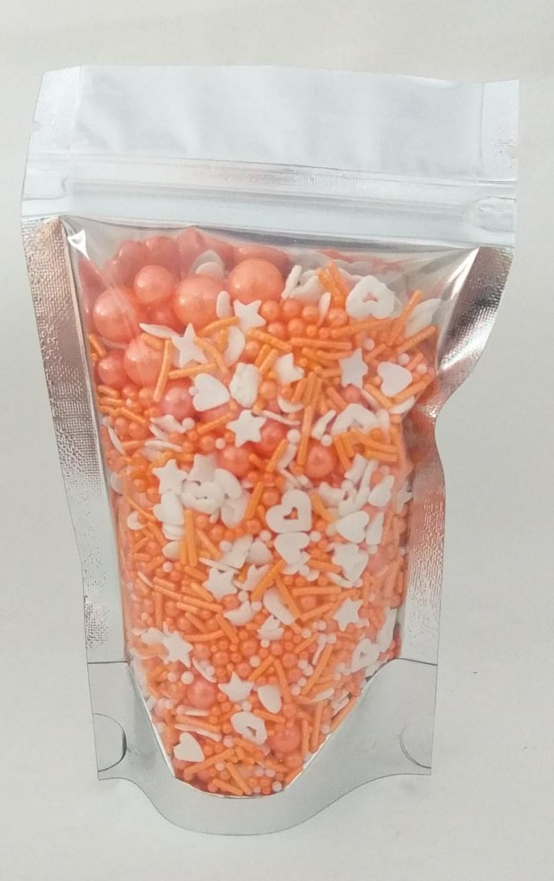 Sprinkles surtidos Naranja 50 gr. navidad