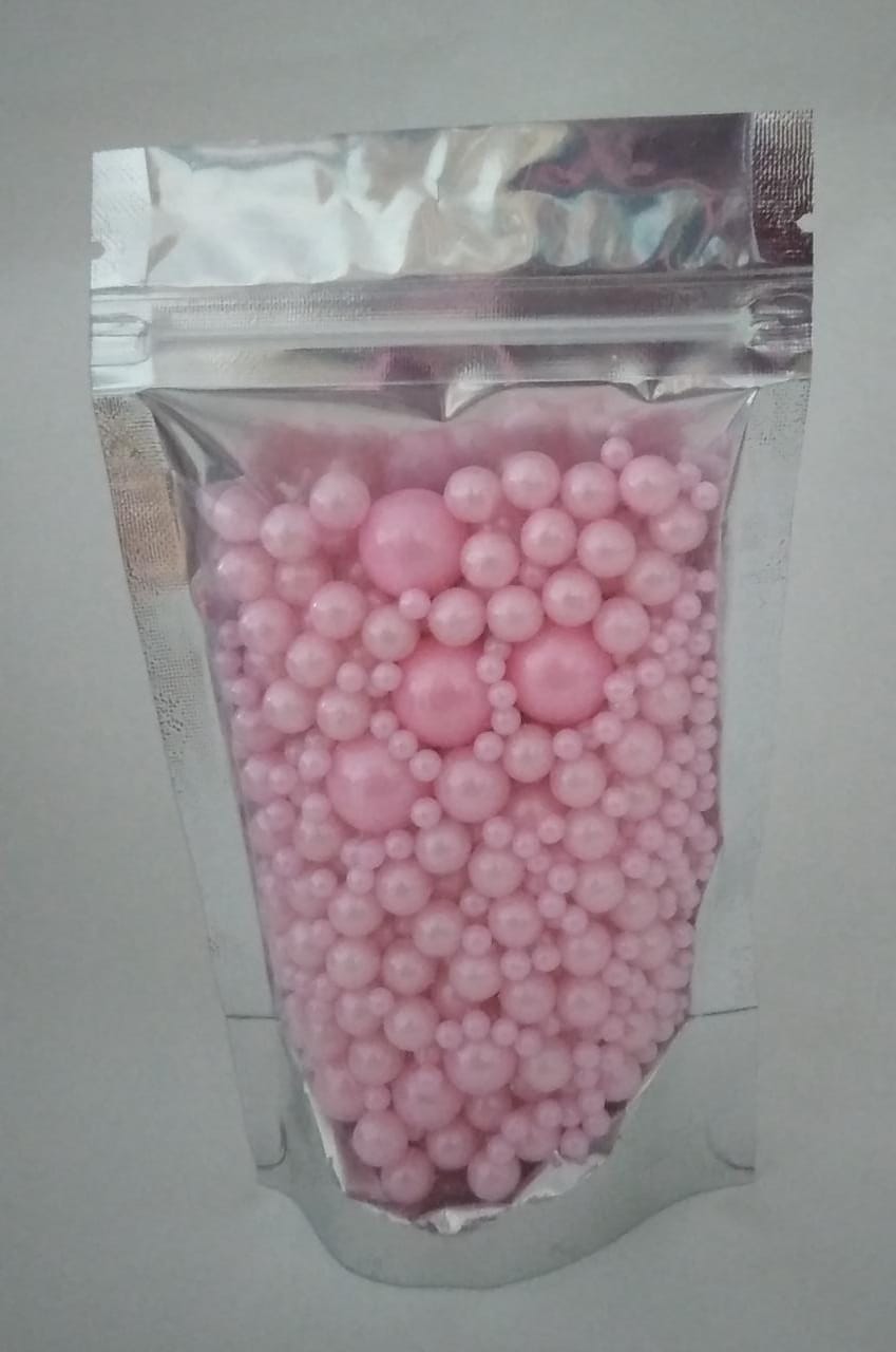 Sprinkles perla surtida rosado 100 gr.