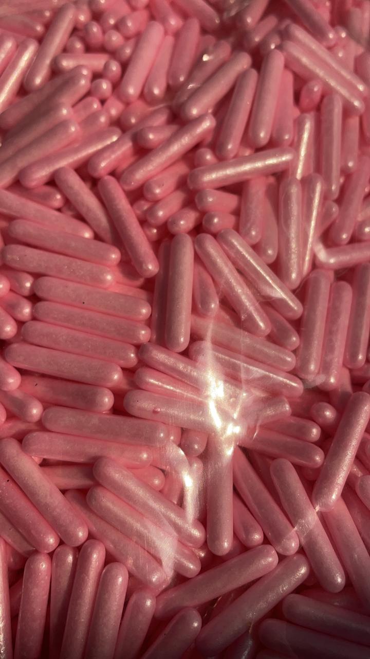 Sprinkles rods rosa 100 gr