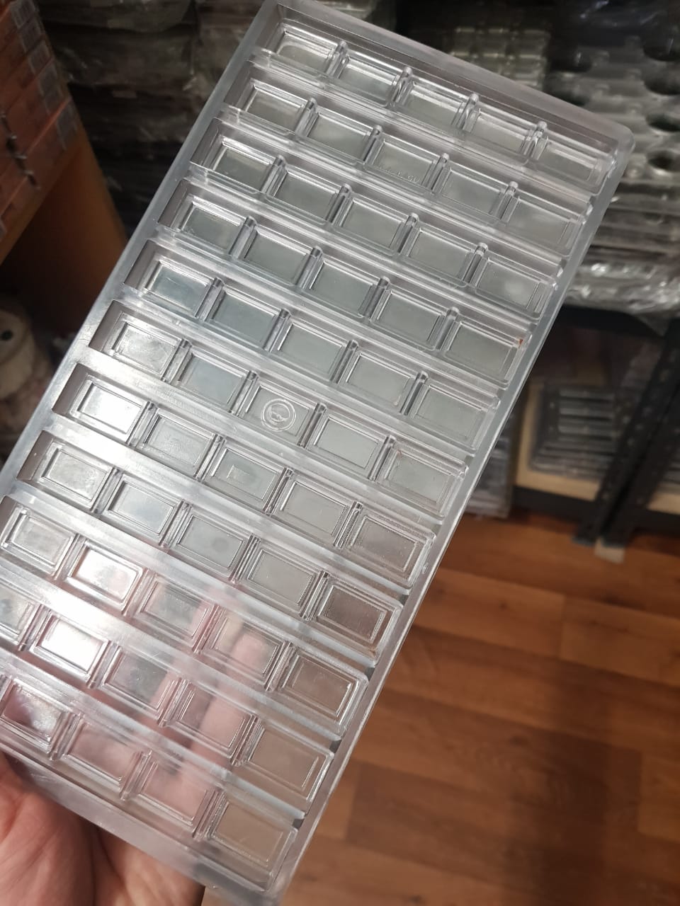 Molde policarbonato para chocolate mexico barras