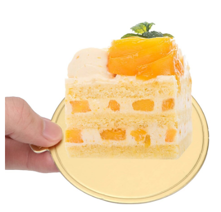 Base de cartón dorada mini 9 cm (50 unidades)