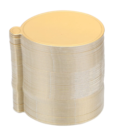 Base de cartón dorada mini 9 cm (50 unidades)