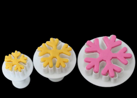 Cortador con expulsor copos de Nieve 3 Piezas