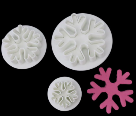 Cortador con expulsor copos de Nieve 3 Piezas