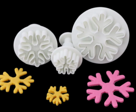 Cortador con expulsor copos de Nieve 3 Piezas