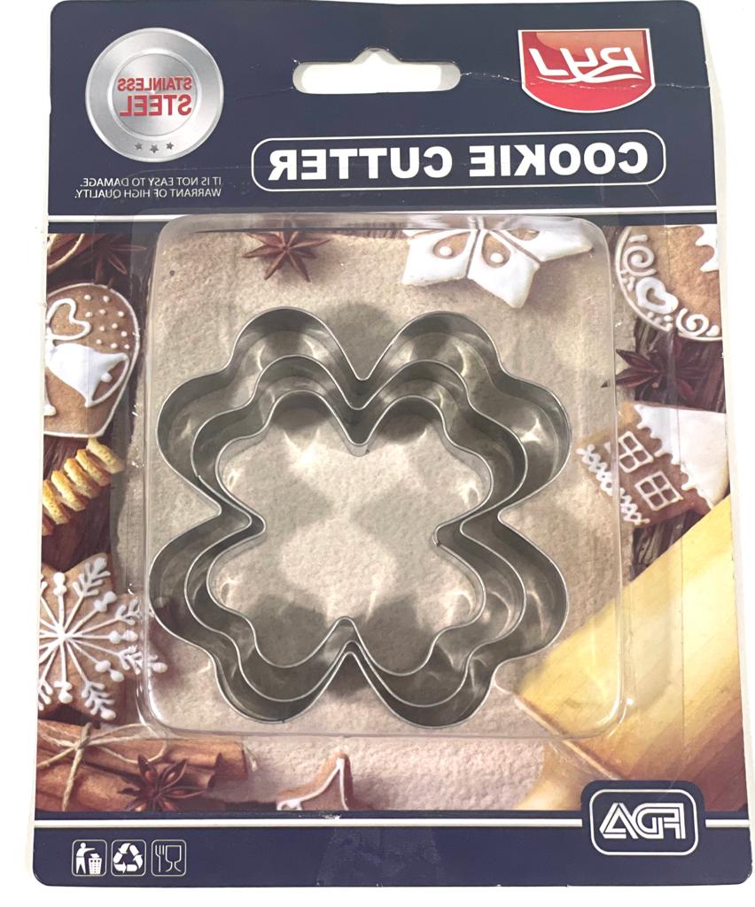 Cortador galletas flor 3 piezas