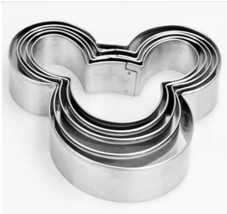 Cortador Galletas Mickey 5 Piezas
