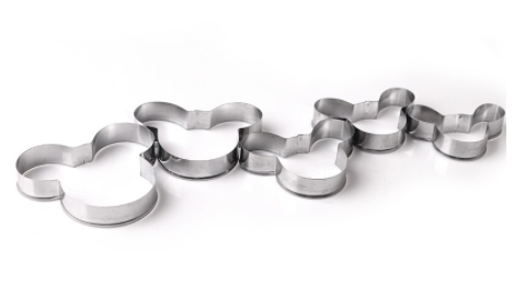 Cortador Galletas Mickey 5 Piezas