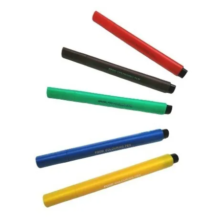 Lápiz Comestible de Colores – Pack 5 Unidades