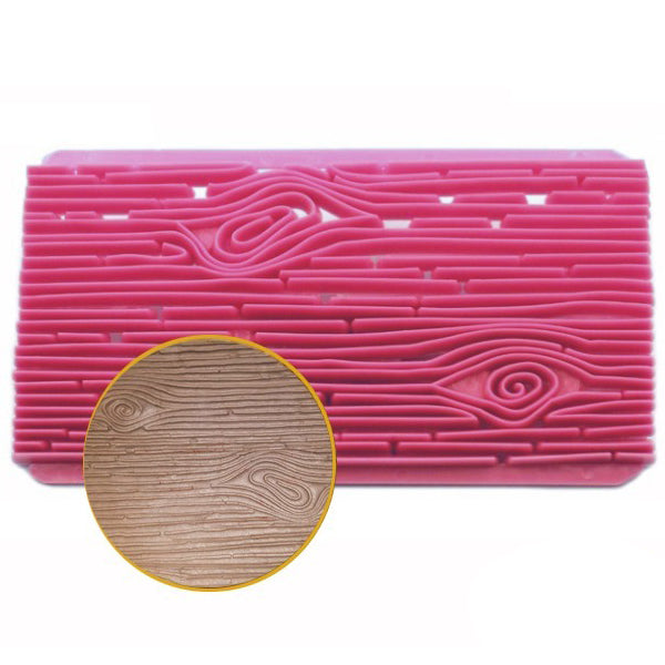 Marcador Con Diseño Textura Madera