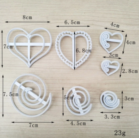Cortador de Galletas Set Marco Corazon Encaje