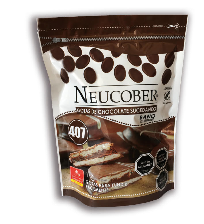 Cobertura Chocolate Semibitter Baño Alafajores 407 Neucober 1 kilo