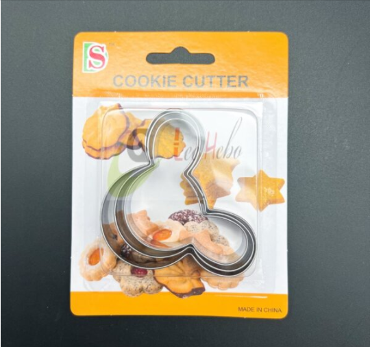 Cortador galletas mickey 3 piezas