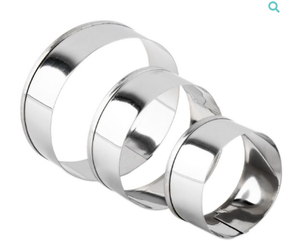 Cortador galletas circulos 3 piezas