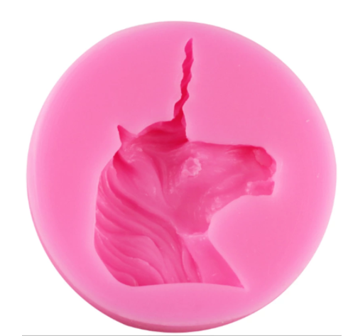 Molde silicona unicornio