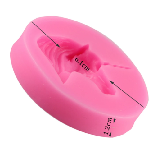 Molde silicona unicornio