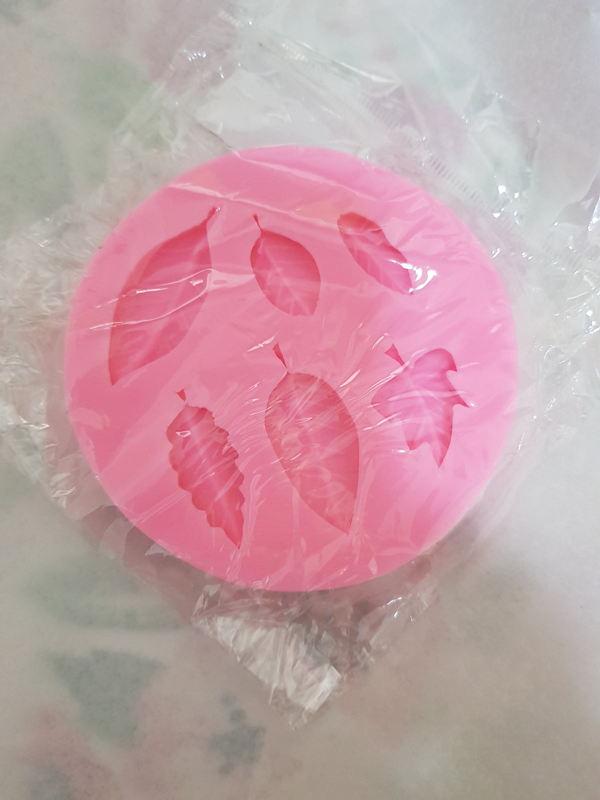 Molde de  Silicona Hojas