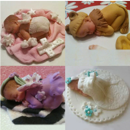 Molde silicona bebé – Figura decorativa para tortas y fondant