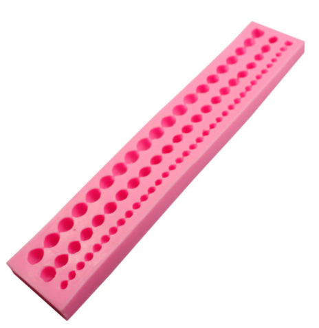 Molde silicona borde pastel