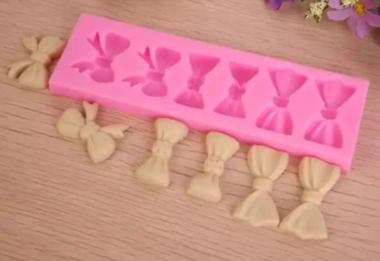 Molde silicona lazos