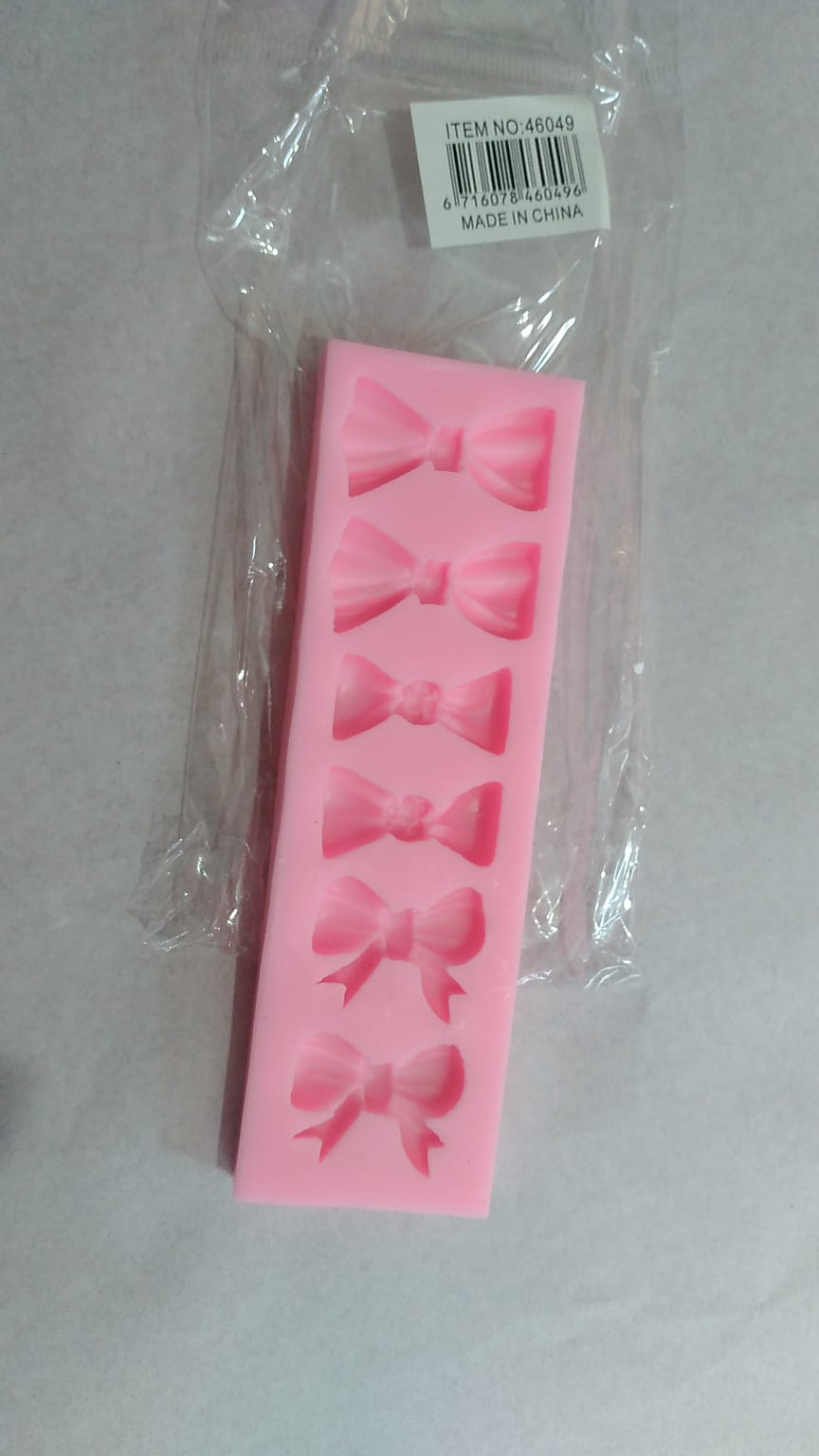 Molde silicona lazos