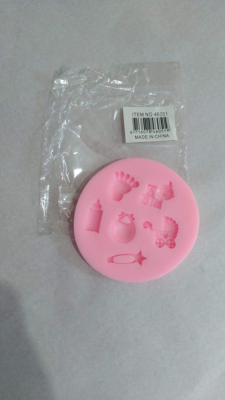 Molde silicona baby shower