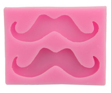 Molde de Silicona Bigotes