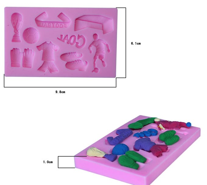 Molde de Silicona Futbol