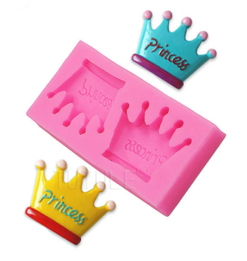 Molde silicona corona princesa
