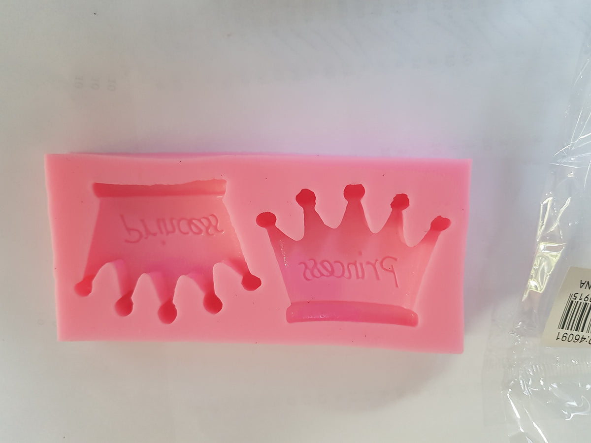 Molde silicona corona princesa