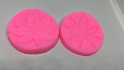 Molde silicona nervadura cannabis