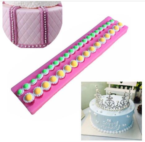 Molde de Silicona Borde Pastel