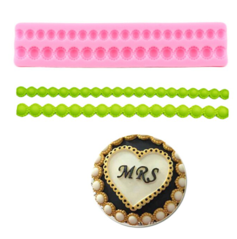 Molde de Silicona Borde Pastel