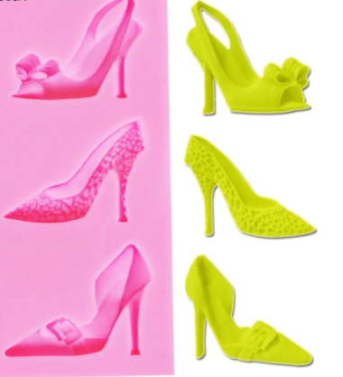 Molde de Silicona Zapatos de Tacón