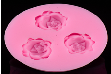 Molde silicona rosas pequeñas