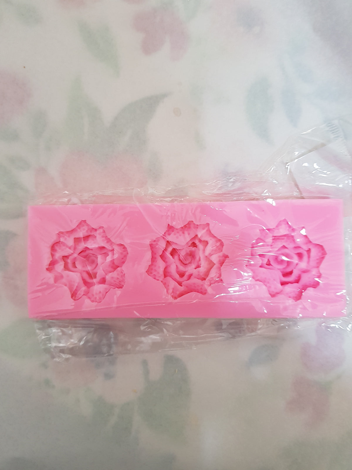 Molde silicona rosas