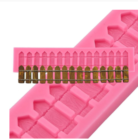 Molde silicona reja jardin