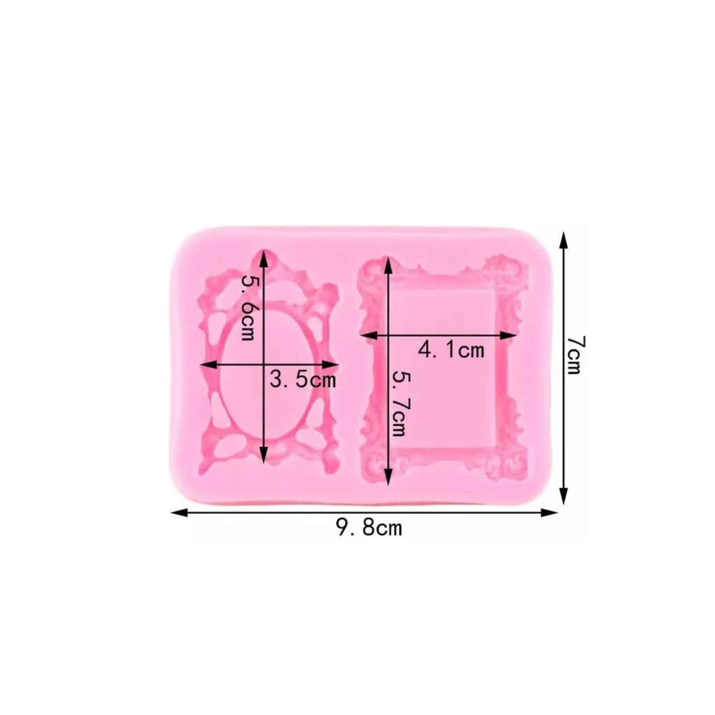 Molde silicona marco y espejo