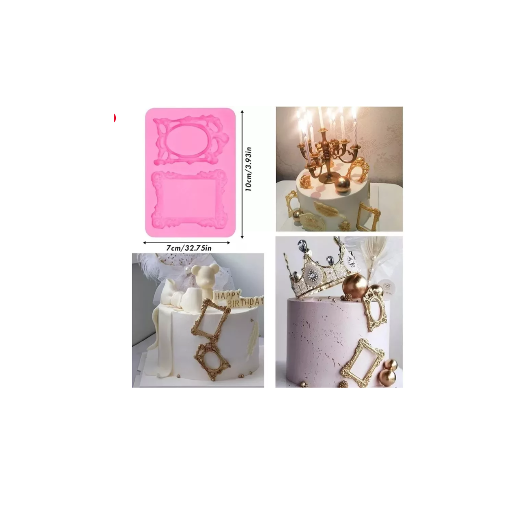 Molde silicona marco y espejo