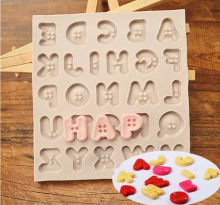 Molde silicona abecedario