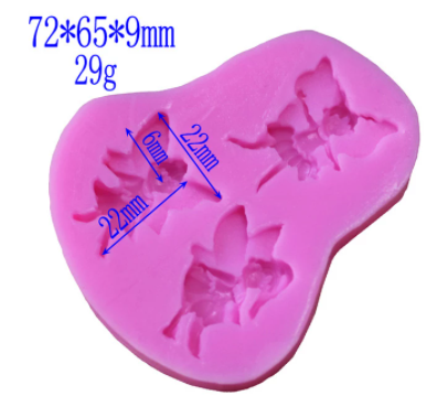 Molde silicona hadas