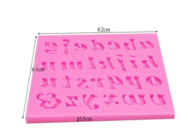 Molde de Silicona Abecedario Minúsculas