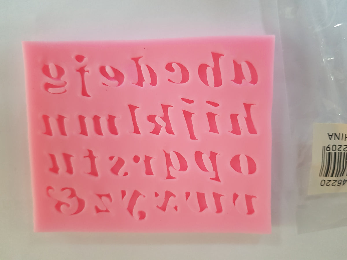 Molde de Silicona Abecedario Minúsculas