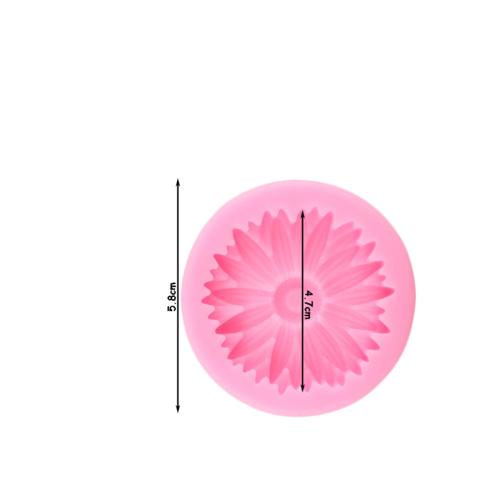 Molde de silicona girasol