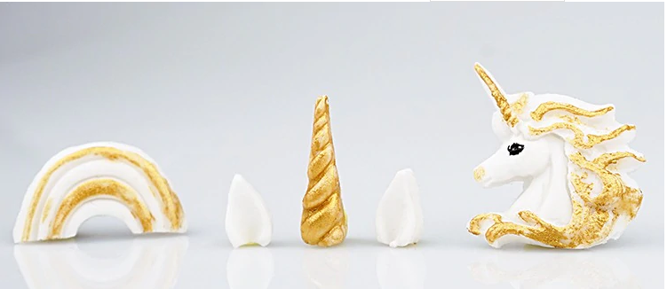 Molde silicona unicornio