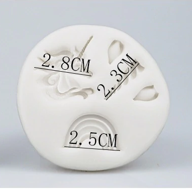 Molde silicona unicornio