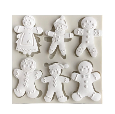 Molde silicona navidad Jengibre